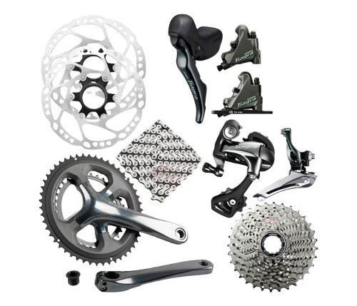 Grupo Completo De Ruta Shimano Tiagra 4700 10velocidades