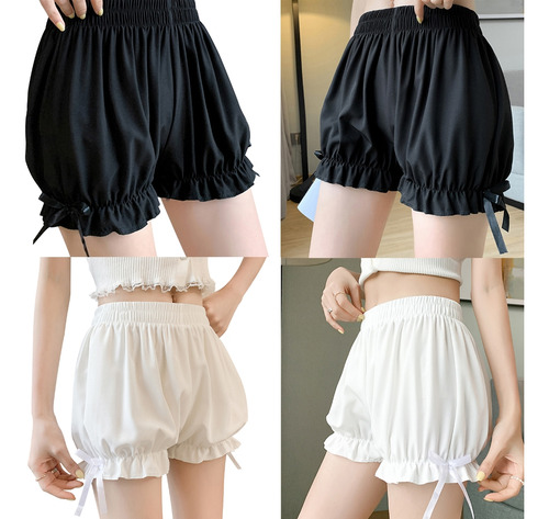 Pantalones Cortos Bloomers Maid Con Volantes Y Calabaza (w-l