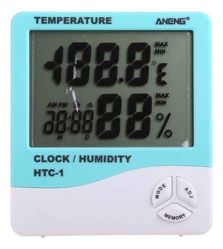 Termómetro Digital Lcd Doble Temperatura Alarma C