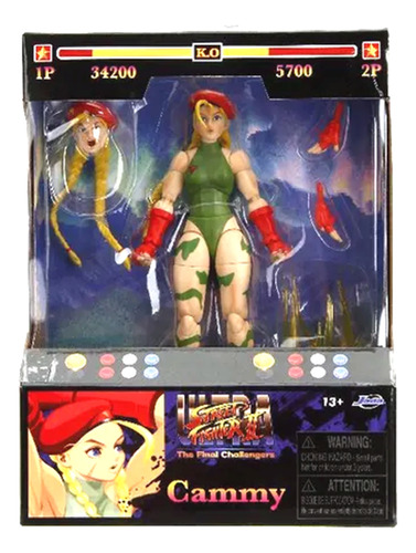 Action Figure Cammy 1/12 Street Fighter Ii Jada Toys