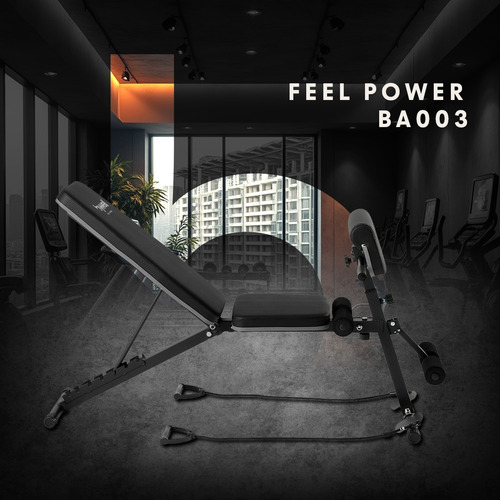 Banco Multiposiciones Bywell Ajustable Y Plegable Gym