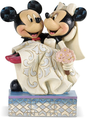 Disney Traditions Por Jim Shore Mickey Y Minnie Mouse Decora