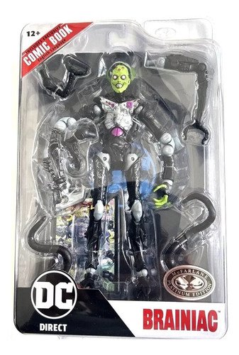 Brainiac Platinum Dc Page Punchers Superman Action Figure (Reacondicionado)