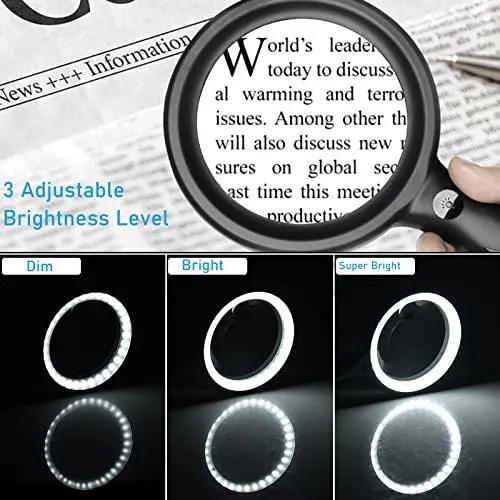 Lupa, Lupa Con Luz 30x 60x Powerf
