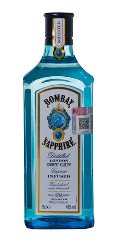 Botella De Ginebra Bombay Sapphire 750ml