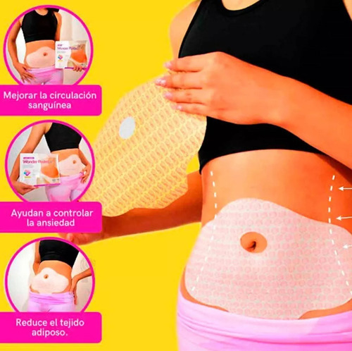 Pack X2 Wonder Patch Parches Reductores De Abdomen (10 U)