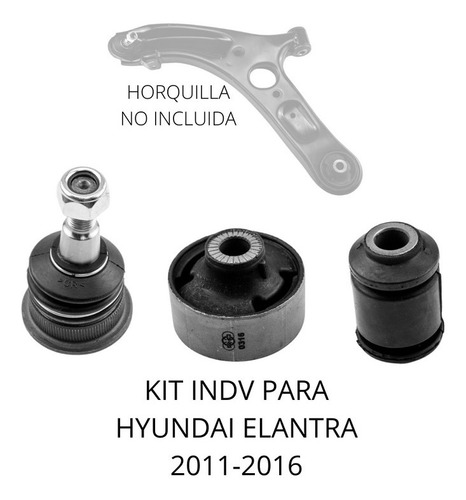 Kit Bujes Y Rotula Individual Para Hyundai Elantra 2011-2016