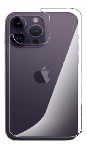 Mica Vidrio Trasera Para iPhone 14 Pro Max Cristal Templado 