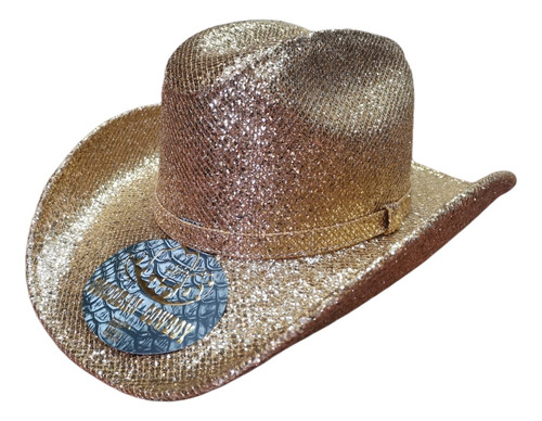 Texana Brillos Sombrero Vaquero Moda Mujer Ajustable Diamant