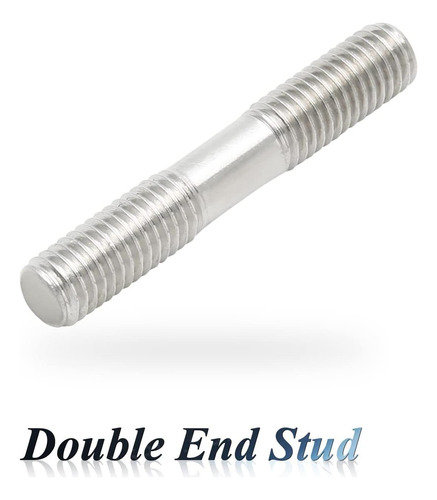Augiimor 10pcs M10 X 50 Mm Stand Roscado De Doble Extremo,