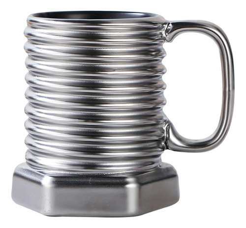 Bz1 Taza Del Desayuno Del Agua De La Colección De De Plata