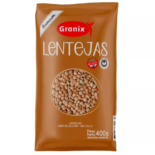 Lentejas Premium Granix Sin Tacc Legumbre - Pack X6 Unidades