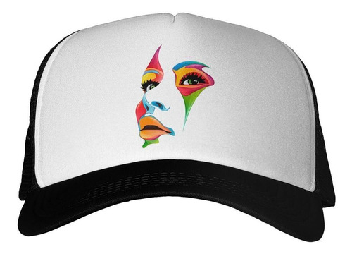 Gorra Rostro Girl Chica Art Color Face