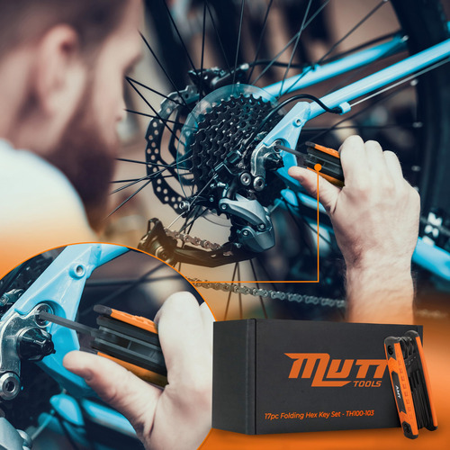 Juego De Llaves Allen Mutt Tools 17 Piezas Métricas Y Sae