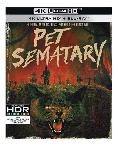 Pet Sematary 30th Anniversary Pelicula 4k Uhd Bd25 Latino