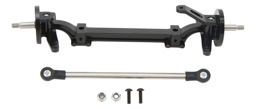 Juego De Ejes Delanteros De Metal Negro Y Negro Para Tamiya