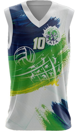 Imagen 1 de 6 de Camisetas De Voley, Musculosas Beach Voley Personalizadas