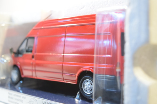Ford Transit Furgon Techo Alto Roja Minichamps 1/43 C/caja (Usado)