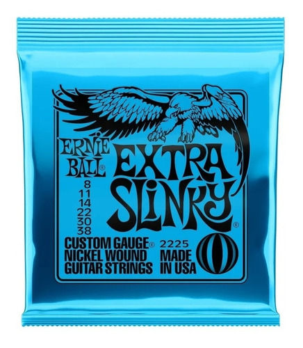 Encordado P Guit Electrica Ernie Ball 08 38 Slinky Original!