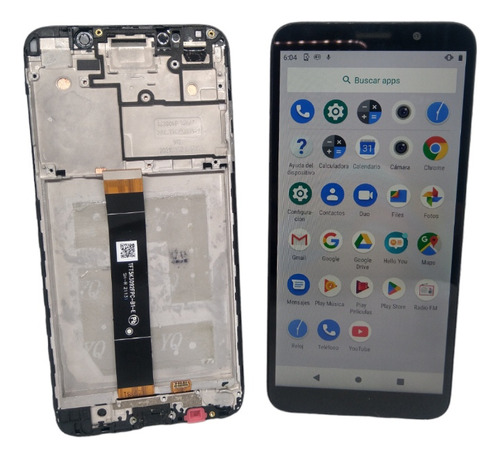 Display/tactil Marco Original Completo D Moto E6 Play 2029