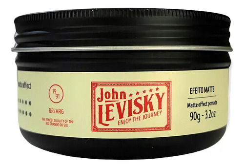 Pomada De Cabelo Caballeros Matte Seco John Levisky 90g