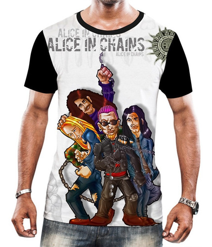 Camisa Camiseta Alice In Chains Banda Rock Jerry Cantrell 3