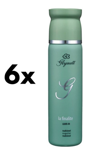 Kit C/6 La Finalite Leave-in Glynett 250ml Tradicional