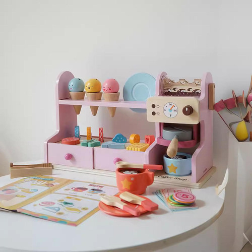 Juguete De Helado De Madera Para Niños De 3, 4, 5 Y 6 Años,