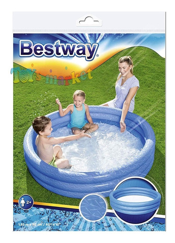 Imagen 3 de 7 de Pileta 3 Anillos Infantil Pelotero Bebe Bestway