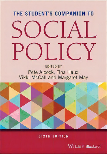 The Student's Companion To Social Policy, De P Alcock. Editorial John Wiley And Sons Ltd, Tapa Blanda En Inglés