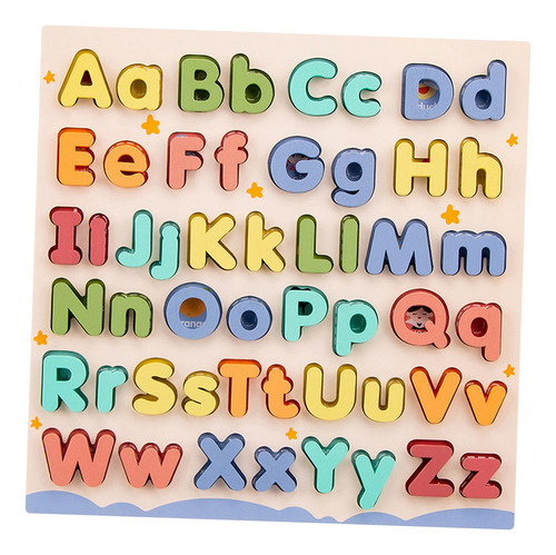 Juego Educativo De Madera Del Rompecabezas Del Abc Del