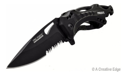 Imagen 2 de 10 de Cuchillo Navaja Tactica Shark Police Tac Force