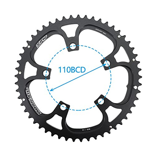 Djc Plato De Bicicleta De Carretera 110bcd Doble Plato De