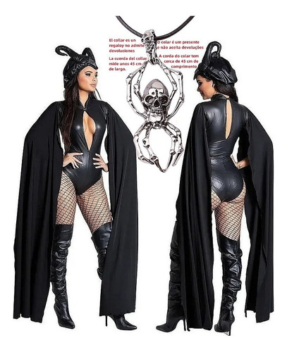 Disfraz De Bruja De Halloween Para Mujer Adulta Cosplay