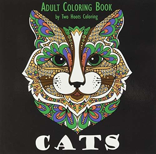 Book : Adult Coloring Book Cats - Two Hoots Coloring