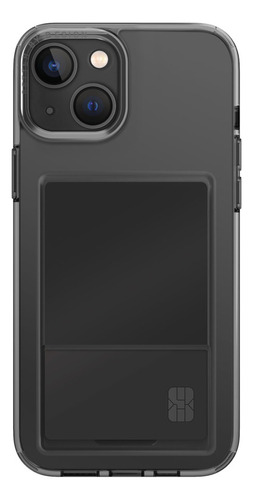 Carcasa Con Tarjetero Para iPhone 15 - Marca Uniq Modelo Air Fender - Color Negro
