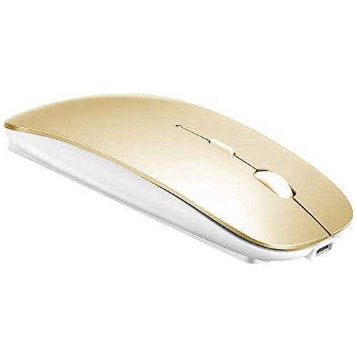 Mouse Bluetooth Para Macbook Pro, Macbook Air, Color Oro