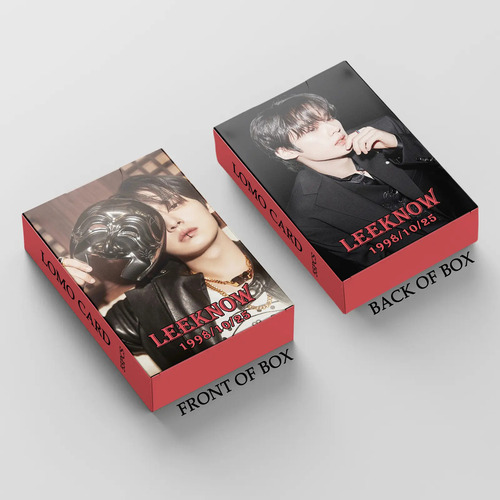 55 Photocards Stray Kids - Lee Know Edition