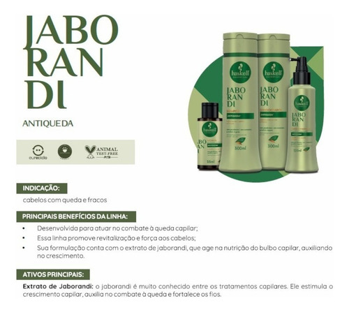Kit Jaborandi Haskell 1 Nectavita 35ml 1 Tônico 120ml