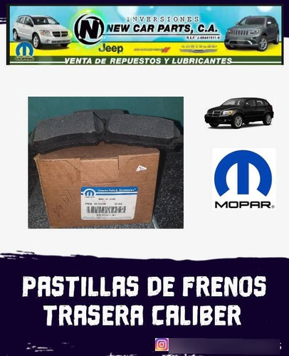 Pastillas Trasera Caliber