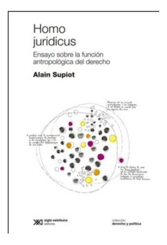 Homo Juridicus:ensayo Sobre La Fundacion Antropologica Del 
