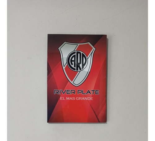 Cuadro Escudo Pared River Plate 30x20 Millonarios Fibrofacil