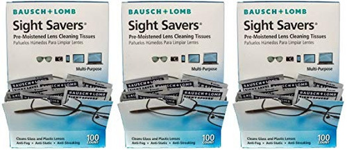 Bausch And Lomb Sight Savers Prehumedecidas Limpieza De La L