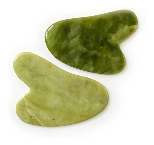 Imagen 6 de 8 de Piedra Jade Guasha Para Masaje Facial