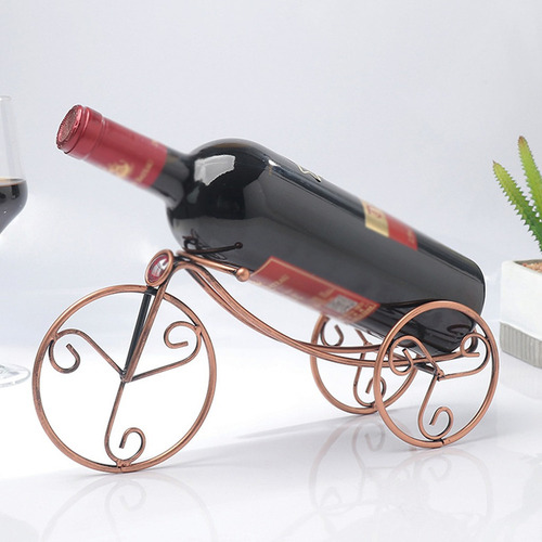 Soporte De Vino Vintage En Forma De Triciclo Para Bicicleta