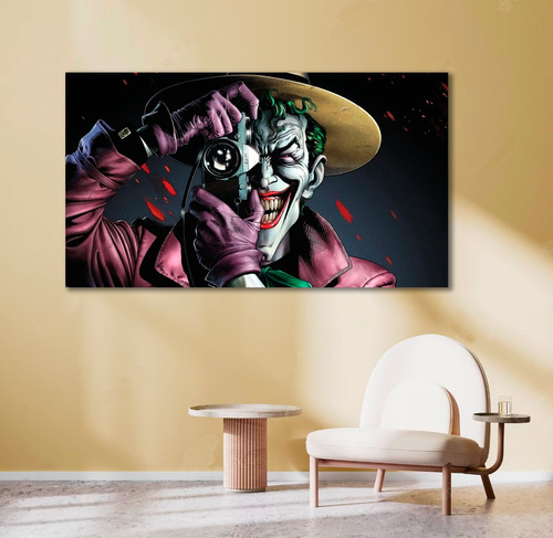 Cuadro Decorativo Moderno 90x50 The Joker Guason Batman