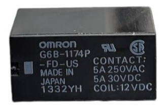 Relé De Alimentación Omron G6b-1174p-fd-us 5a-250vac 5piezas