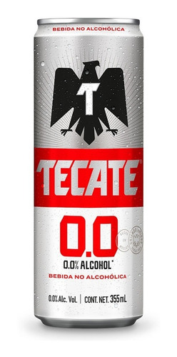 Cerveza Sin Alcohol Tecate 0.0 24 Latas De 355ml