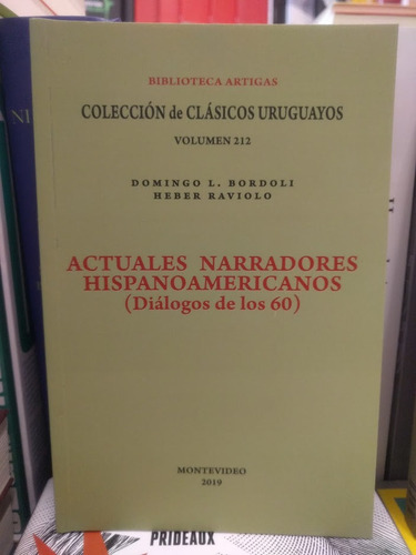 Libro Actuales Narradores Hispanoamericanos De Bordoli Domin