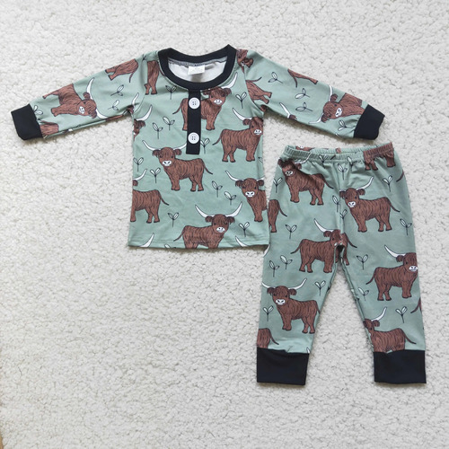 Conjunto De Pijama Buffalo Nightbaby Para Niños, Pantalones